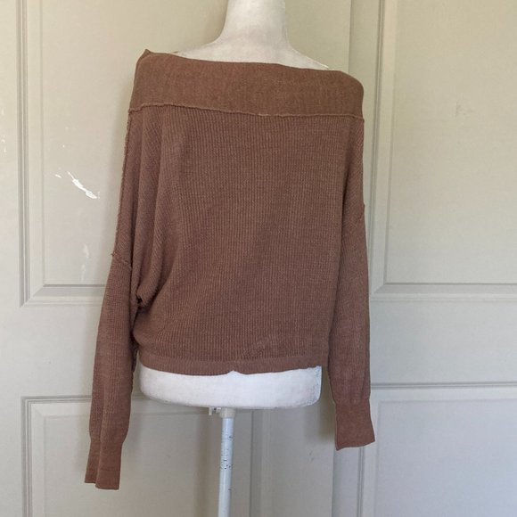 Free People Alana Knit Pullover Sweater in Tan - Picture 8 of 10